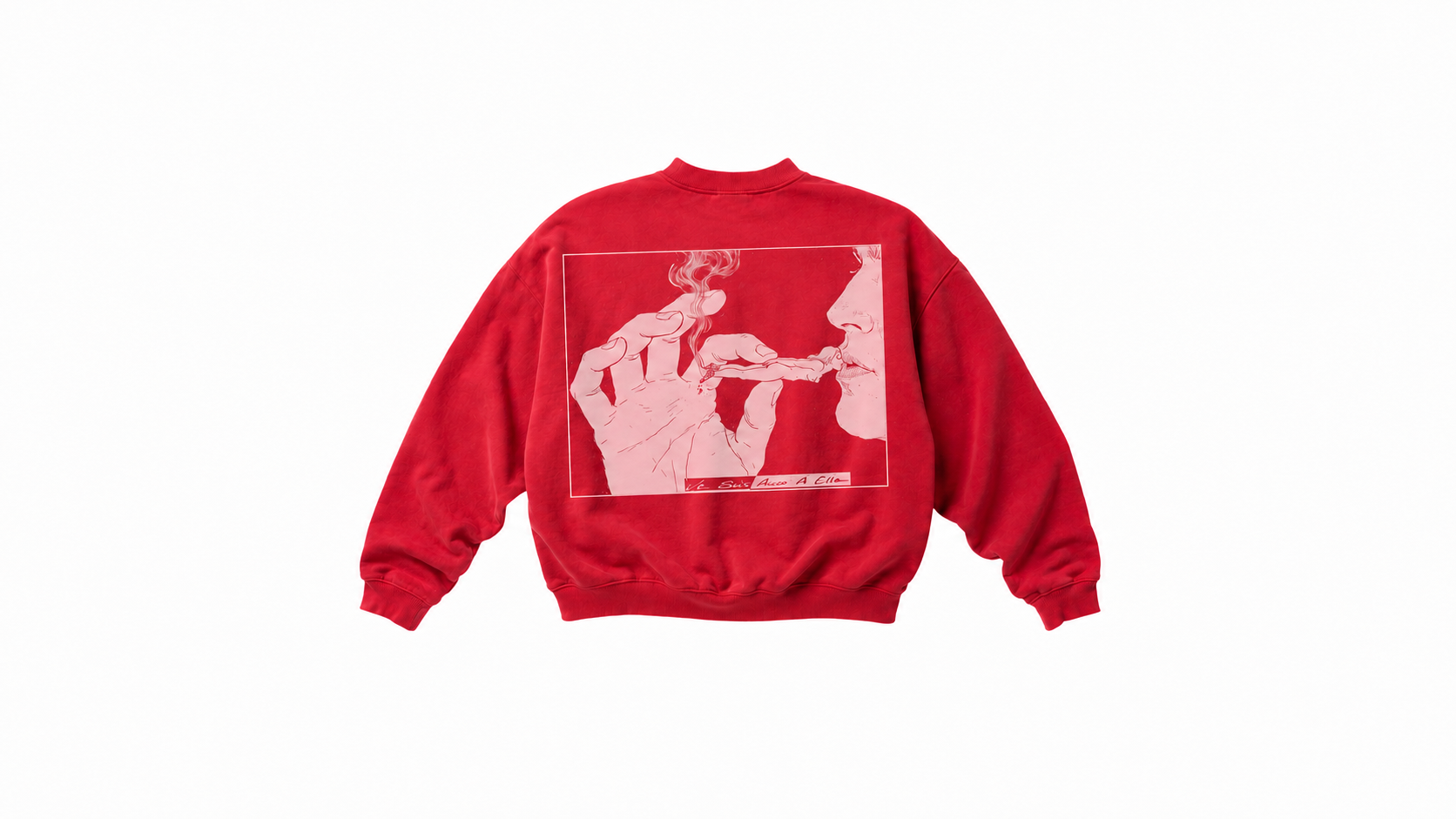 Joint Red Crewneck