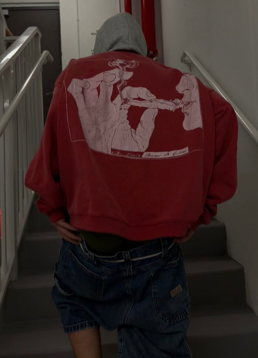 Joint Red Crewneck